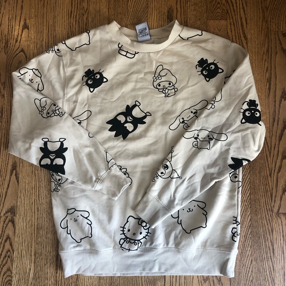 Sanrio Hello Kitty and Friends Sweatshirt Tan - Picture 1 of 6